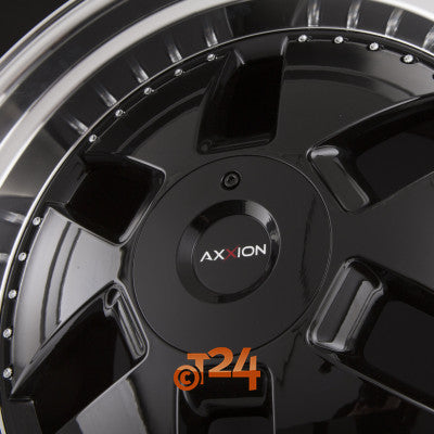 AXXION Velgen - Y1 Schwarz Glanz Gepolijst velgbed (SW+/ ML+) - 21 inch