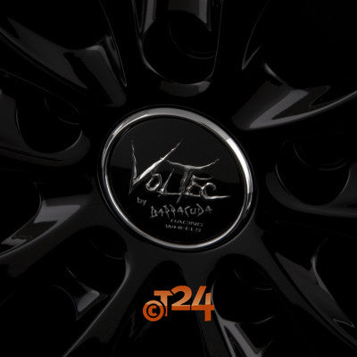 BARRACUDA Velgen - VOLTEC T6 Highgloss Black Inox Lip - 18 inch