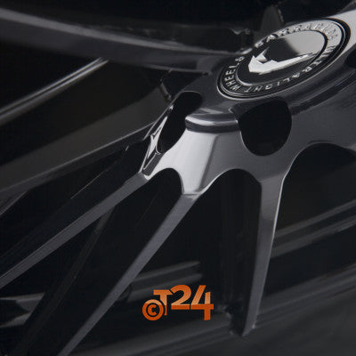 BARRACUDA Velgen - PROJECT 2.0 Highgloss Black Brushed Surface - 22 inch