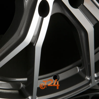 BARRACUDA Velgen - INFERNO Highgloss Gunmetal Polished - 20 inch