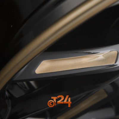BORBET Velgen - LX Black Glossy Gold Spoke Rim - 19 inch
