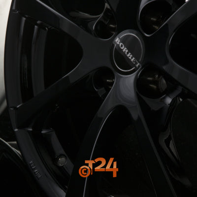 BORBET Velgen - LV4 Black Glossy - 17 inch