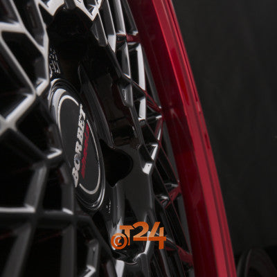 BORBET Velgen - B Black Rim Red - 18 inch