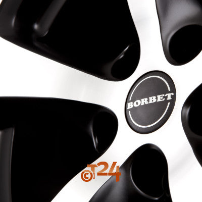 BORBET Velgen - CC Black Polished Matt - 17 inch