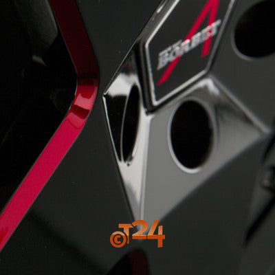 BORBET Velgen - A Black Red Glossy - 19 inch