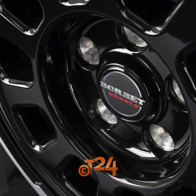 BORBET Velgen - CW7 Black Rim Polished Glossy - 18 inch