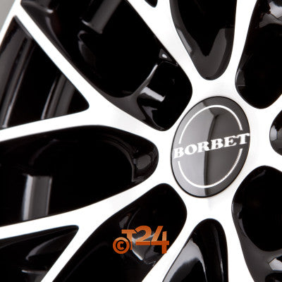 BORBET Velgen - BS4 Black Polished - 16 inch