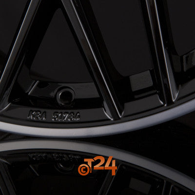 CMS Velgen - C25 DRB Diamant Horn Schwarz - 17 inch