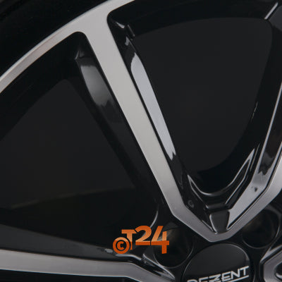 DEZENT Velgen - TN DARK - Schwarz Frontpoliert - 18 inch