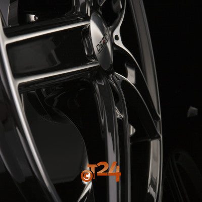DEZENT Velgen - RN DARK - Black Front Polished (BFP) - 16 inch