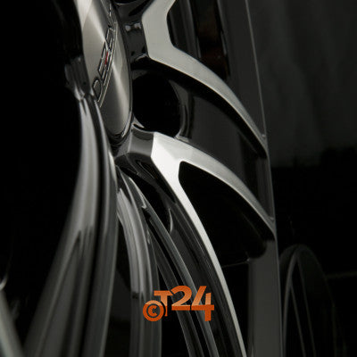 DEZENT Velgen - TJ DARK - Black Polished Front - 16 inch
