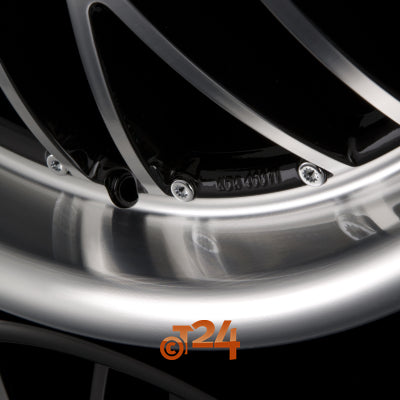 DOTZ Velgen - MUGELLO Schwarz Glanz Frontpoliert - 17 inch