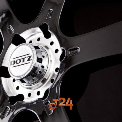 DOTZ Velgen - CRUNCH Matt BLack / Polished Lip - 16 inch