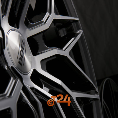 DOTZ Velgen - SUZUKA DARK - Schwarz Frontpoliert - 19 inch