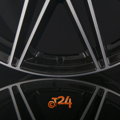 FONDMETAL Velgen - THOE Glossy Black Machined - 19 inch