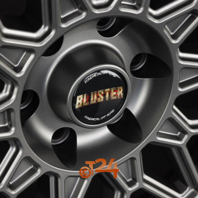 FONDMETAL Velgen - BLUSTER Matt Titanium Black Lip - 17 inch