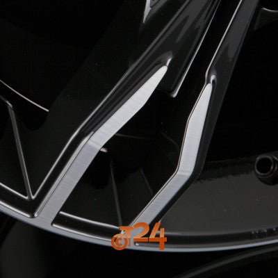 FONDMETAL Velgen - ALKE Glossy Black Machined - 20 inch