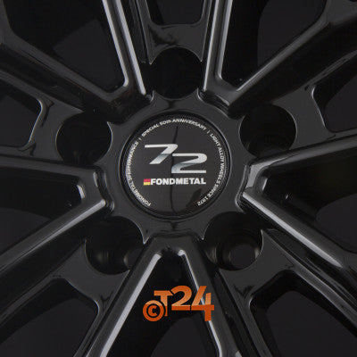 FONDMETAL Velgen - 1972 Glossy Black - 19 inch