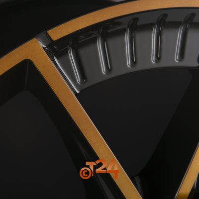 FONDMETAL Velgen - ELATHA Glossy Black Bronze Machined - 19 inch