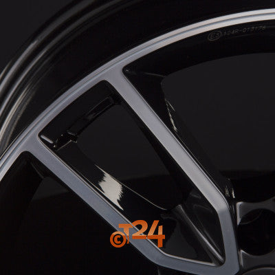 FONDMETAL Velgen - KOROS Glossy Black Machined - Diamond Black - 19 inch