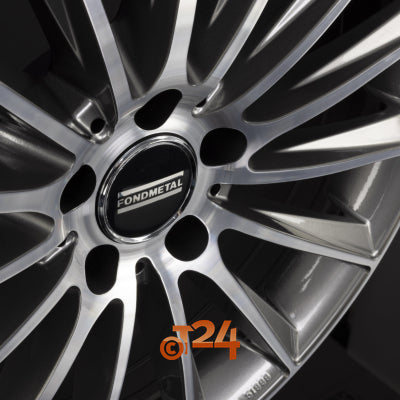 FONDMETAL Velgen - AIDON Glossy Titanium Machined - 20 inch
