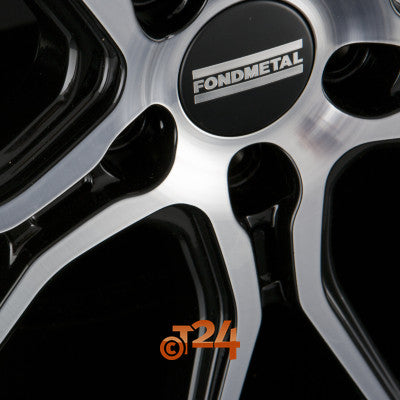 FONDMETAL Velgen - STC-45 Glossy Black Machined - 20 inch