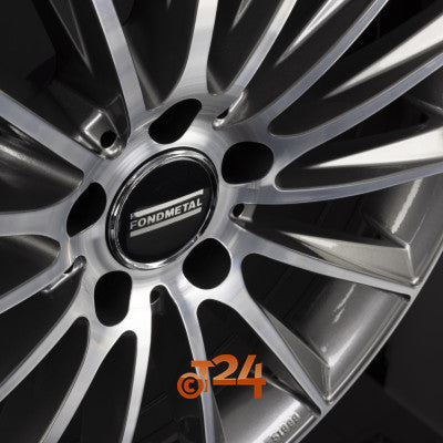 FONDMETAL Velgen - AIDON Glossy Titanium Machined - 19 inch