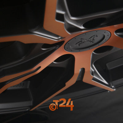 KESKIN Velgen - KT19N Matt Black Front Copper - 19 inch