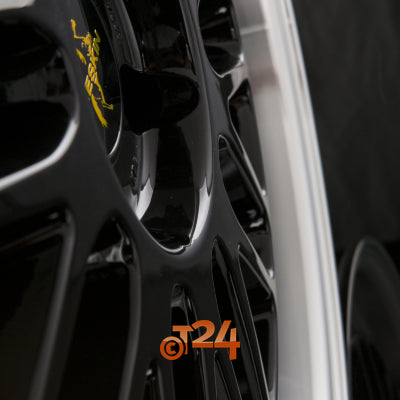 KESKIN Velgen - KT22 RETRO Black Lip Polished (BLP) - 19 inch