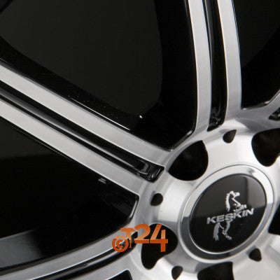 KESKIN Velgen - KT16 DYNAMIC Black Front Polished (BFP) - 18 inch