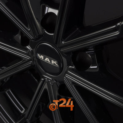 MAK Velgen - ASPHALT Gloss Black - 18 inch