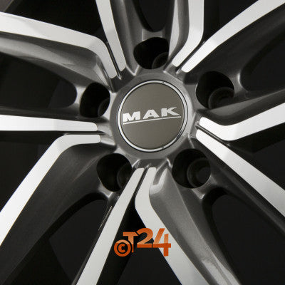 MAK Velgen - DRESDEN Gun Metal Mirror Face - 19 inch