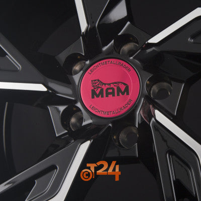 MAM Velgen - MAM RS5 Black Front Polish  - 16 inch