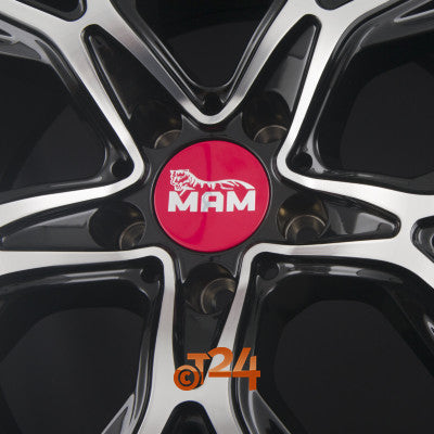 MAM Velgen - MAM B4 Black Front Polish  - 19 inch