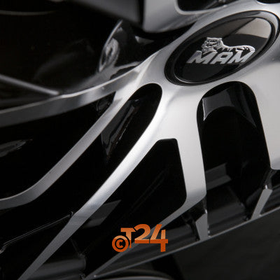 MAM Velgen - MAM RS4 Black Front Polish  - 18 inch