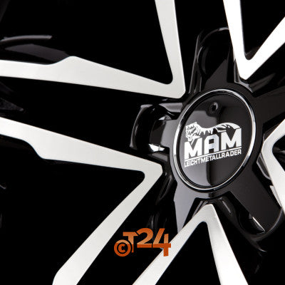 MAM Velgen - MAM A1 Black Front Polish  - 19 inch
