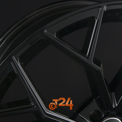 MOTEC Velgen - BULL (MCT17) Schwarz Lackiert - 22 inch