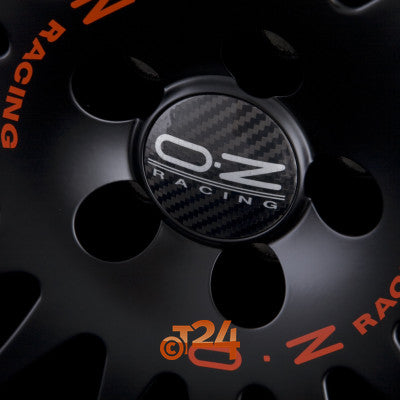 OZ Velgen - SUPERTURISMO GT Matt Black + Red Lettering - 17 inch