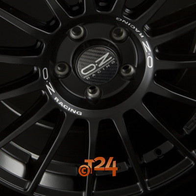 OZ Velgen - SUPERTURISMO LM Matt Black + Silver Lettering - 18 inch