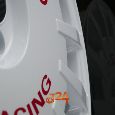 OZ Velgen - RALLY RACING Race White + Red Lettering - 17 inch