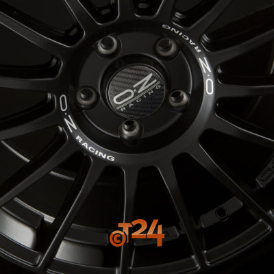 OZ Velgen - SUPERTURISMO LM Matt Black + Silver Lettering - 18 inch