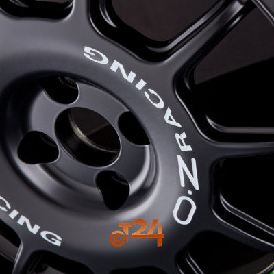 OZ Velgen - LEGGENDA Matt Black + White Lettering - 17 inch