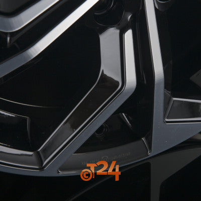 PLATIN Velgen - P 97 Black Polished - 16 inch