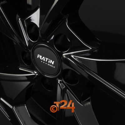 PLATIN Velgen - P 104 Glossy Black - 18 inch