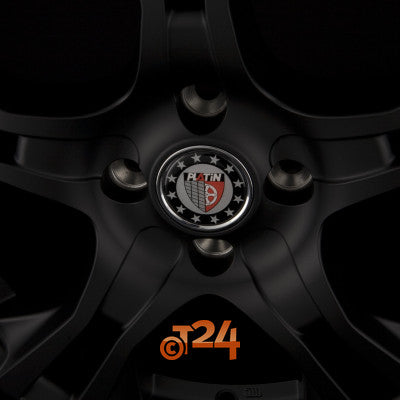 PLATIN Velgen - P 53 Matt Black - 15 inch