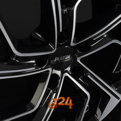PLATIN Velgen - P 116 Black Polished - 20 inch