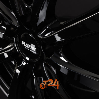 PLATIN Velgen - P 69 Black Shiny - 15 inch