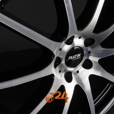PLATIN Velgen - P 113 Black Polished - 20 inch