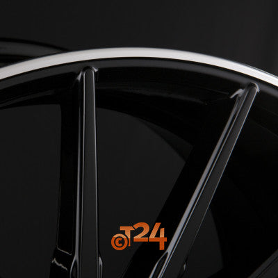 artFORM Velgen - AF-401 Black Rim Polished - 21 inch
