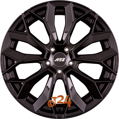AEZ Velgen - LEIPZIG BLACK - Schwarz Glanzend - 21 inch